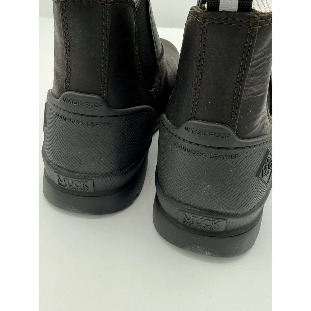 Unisex Chore Farm Leather Chelsea Muck Boot Waterproof Mens 8 W 9 NWB‎ Comp Toe
